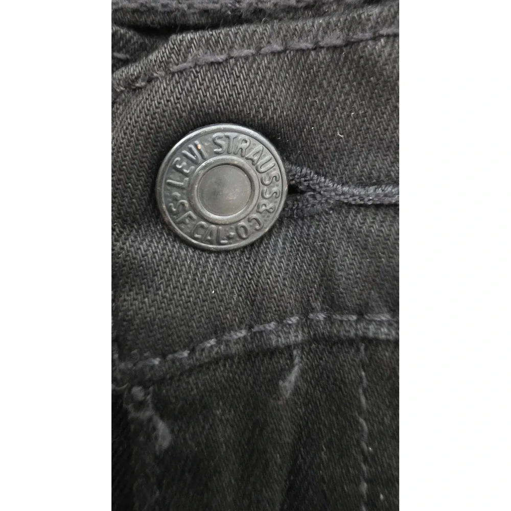 Levis 511 Slim Fit Black Jeans Mens 28x32 Stretch Denim